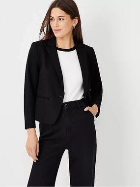 Ann Taylor Black Tailored Women's Blazer
